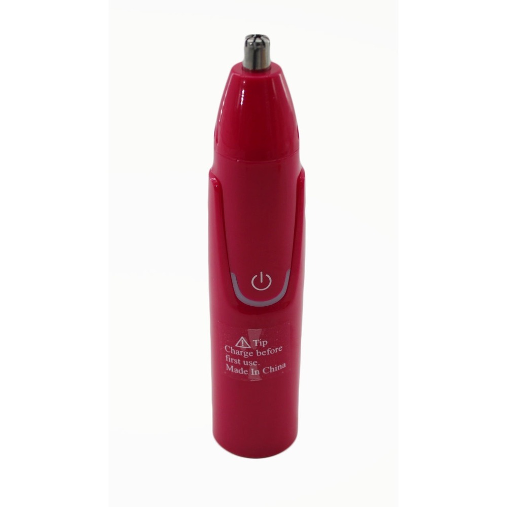 Rechargeable Nose and Ear Hair Trimmer Magenta TC-011-Magenta with Type-C Cable